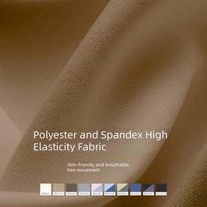 Ensemble de yoga d'hiver pour femmes YACHEN de haute qualité, 2 pièces, uni, manches longues, léger, respirant, veste de yoga ajustée, exercice - Product Image 3