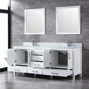 80 inch plywood Modern High-End Eco-Friendly Bathroom Vanity Ceramic Basin Water Resistant Features for bathroom vanity - Product Image 4