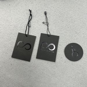 2025 Venda Quente Roupas Pendurar Personalizar Roupas Recicladas Preço Tag - Product Image 2