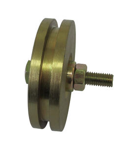 เงิน zinv ชุบประตูเลื่อนล้อ Roller เดี่ยวแบริ่ง - Product Image 5