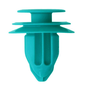 Clips de fixation pour panneaux de porte de voiture, attaches intérieures en plastique et nylon, pièces de rechange universelles pour réparation automobile, couleur verte, 15 pièces - Product Image 3