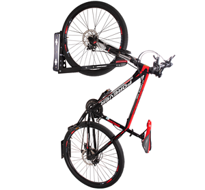 <span class=keywords><strong>Support</strong></span> <span class=keywords><strong>mural</strong></span> <span class=keywords><strong>vertical</strong></span> pivotant pour vélo Hongsen, réglable, gain de place, capacité de charge 50 kg, acier thermolaqué - Product Image 1