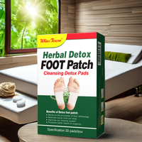 Patchs Détoxifiants Naturels OEM aux Herbes pour les Pieds – Haute Qualité, Nettoyants, Anti-Toxines, à l'Extrait de Feuille d'Armoise