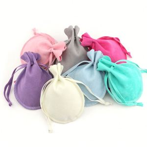 Bolsa de Terciopelo Mini con Cordón, Varios Colores, Reciclable, para Joyería, Collares y Relojes, Disponible en Stock del Fabricante - Product Image 2