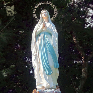 Estatuas Religiosas <span class=keywords><strong>Grandes</strong></span> <span class=keywords><strong>para</strong></span> Exteriores de Tamaño Personalizado, Escultura de la Virgen María en Mármol <span class=keywords><strong>para</strong></span> Jardín de Iglesia - Product Image 3