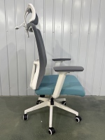 Chaise de bureau ergonomique à base coulissante, réglable en hauteur électriquement, en tissu maillé, pour la maison, anti-fatigue, approvisionnement direct usine