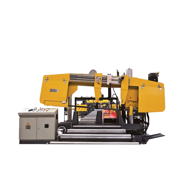 BS750(75mm*450mm-200mm*750mm) FINCM Double Column CNC Metal Cutting Band Saw Machine