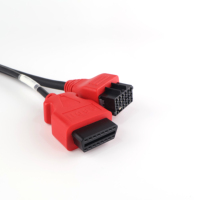 Câble de diagnostic EBS pour camion Knorr-Bremse, adaptateur OBD2 16 broches vers double connecteur pour le diagnostic du système de freinage des camions lourds