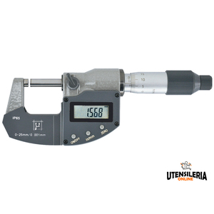 Rupac Digitronic PLUS External <b>Micrometer</b> 0-25mm, Resolution 0.001mm - Product Image 3