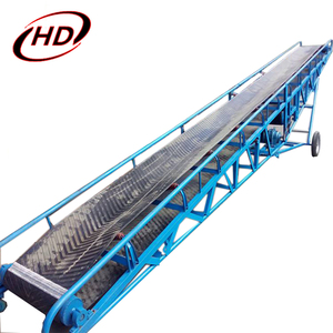 CE Onaylı Endüstriyel Eğimli 600mm Genişlik Ayarlanabilir Mobil Bantlı Konveyör Beton Blok İçin - Product Image 6