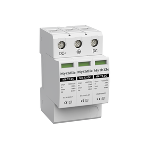 Parafoudre DC solaire photovoltaïque MythEle MX-T2-DC 3P 20KA-40kA 500V/1000V/1500V, dispositif de protection contre les surtensions, prix usine - Product Image 3