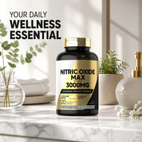 Oxyde nitrique 3000mg L-Citrulline L-Arginine Pré-entraînement : Améliore la circulation sanguine, l'endurance et l'immunité – 120 capsules – Prix usine – Marque privée