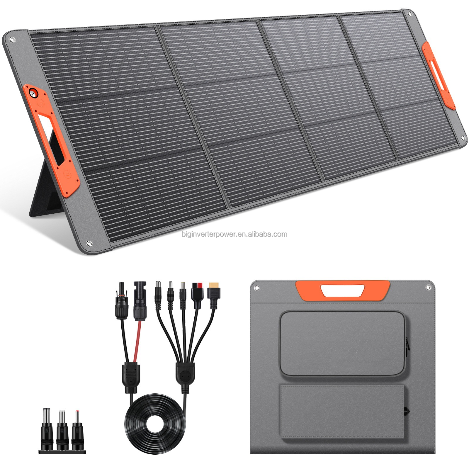 2026 New <strong>100W</strong> 200W 400W Foldable <strong>Solar</strong> <strong>Panel</strong> N-type TOPCon 25% High Efficiency ETFE IP67 Waterproof For Power Station OEM ODM