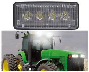 20W Cab LED Headlight White Tractor LED Work Light Compatible with Tractor John Deere 7000-8000 RE306510, R161288, RE37450