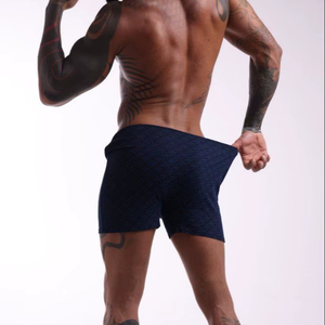 Calzoncillos Bóxer de Algodón Azul Marino para Hombre, Transpirables, Elásticos, Cómodos, Ajuste Atlético, Ropa Interior Masculina, Exportador Textil Profesional - Product Image 1