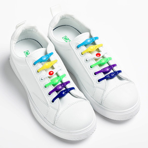 LrxD Cordones Elásticos de Silicona para Zapatos, 11.5 Colores Surtidos, Hebillas para Zapatillas, Verano, Invierno, Primavera, Otoño - Product Image 1