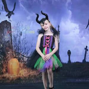 Disfraz de Bruja Mágica de HP para Niñas, Traje de Halloween para Representaciones Teatrales, Disfraz de Mago con Malla para Ballet - Product Image 1