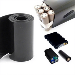 Manchons de tuyaux en <span class=keywords><strong>film</strong></span> rétractable noir et bleu Hampool, tube thermorétractable, matériaux d'isolation pour l'enveloppement de batteries au lithium - Product Image 2