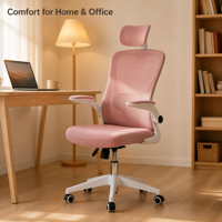 Chaise de bureau ergonomique pivotante réglable en maille de haute qualité au design moderne pour mobilier de bureau