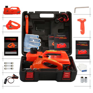 Cric de voiture multifonctionnel DC 12V 5T, cric hydraulique télescopique pour voiture et ensemble de clé électrique - Product Image 2