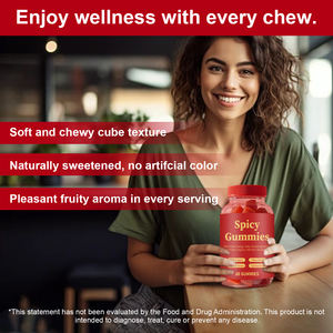 Gomitas Picantes, Gomitas para la Intimidad con Muira Puama, Chile, <span class=keywords><strong>Maca</strong></span> y Epimedium para Promover el Equilibrio Hormonal, Veganas - Product Image 5