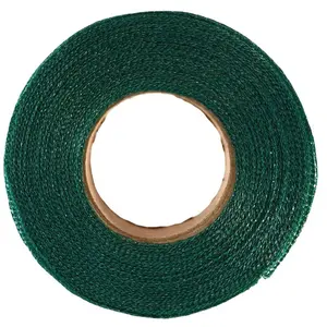 PE Material 3CM*50M Green Tree Tie For Fixing Bnding Trees And Branches Tree Tape