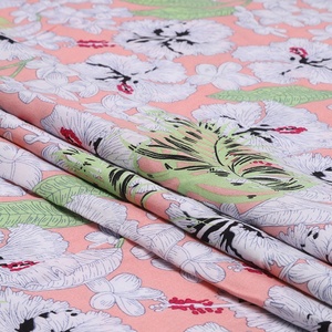 De alta calidad de encargo de la moda tejido de rayón China flor colorida Challis <span class=keywords><strong>tela</strong></span> para el vestido - Product Image 1