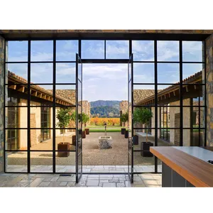 Simple-steel-window-grill-design Steel Framed Doors And Windows Hot Rolled Mild Steel For Window/door Section