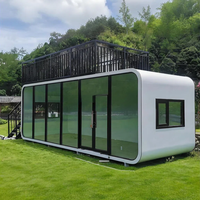 Maisons modulaires préfabriquées de 20 et 40 pieds, bureaux portables, pods Apple House, cabines mobiles, ateliers, bâtiments de bureau galvanisés, écoles