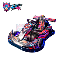 Karting Series 2P, Voiture de course électrique à démarrage manuel et télécommande, à monnayeur, pour enfants, machine d'arcade de divertissement