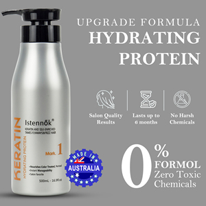 Traitement Capillaire Réparateur à la Kératine Sans Formaldéhyde, Type Protéine Hydratante, Répare les Cheveux Abîmés, Kératine Lissante pour Cheveux Épais - Product Image 3