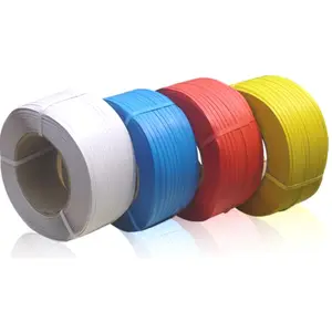 Yongsheng Packing <strong>Strap</strong> Roll White Plastic StrappingTape <strong>PP</strong> <strong>Strap</strong> Belt - Product Image 1
