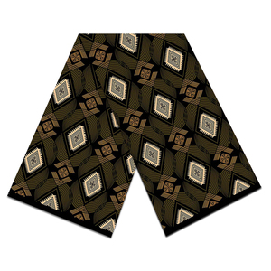 2024 tissu de cire africain hommes et femmes vêtements tissu détails nouveau Design motif 6Yards coton cire tissu rétro imprimé tissu - Product Image 1