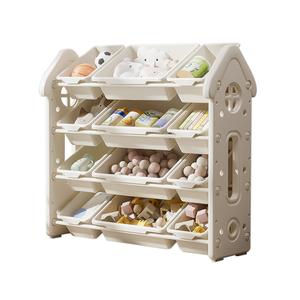 Organizador de Brinquedos para Crianças com Estante, Grande Armário de Armazenamento de Brinquedos para Sala de Estar, Sala de Brincar/Sala de Aula - Product Image 1