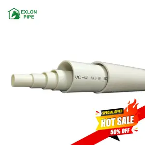 0.5 1/2 3/4 1 2 2.5 3 4 6 Inch Đường Kính Lịch Trình SCH 40 SCH40 PVC-U PVC U Ống