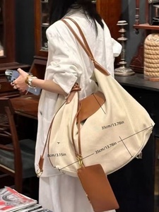Guangzhou popolare versione Online grande capacità caratteristica Casual Design <span class=keywords><strong>borsa</strong></span> da viaggio <span class=keywords><strong>borsa</strong></span> in tela con spalline in pelle - Product Image 6