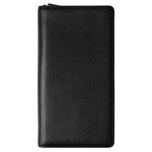 กระเป๋าใส่หนังสือเดินทางแบบเรียบง่ายทำจากหนังเทียมน้ำหนักเบามีซิปป้องกันการโจรกรรม RFID ปิดกั้นเป็นมิตรกับสิ่งแวดล้อม - Product Image 4