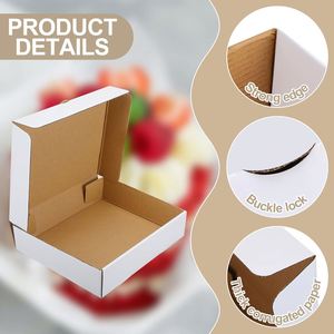 Custom Printed High-End Recycled Materials Biodegradable Eco-Friendly Portable Fast Food & Snack Packaging Boxes Handle Logo - Product Image 3