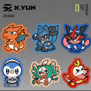 <span class=keywords><strong>Caja</strong></span> Sorpresa de Peluches Pokémon al por Mayor, Imán de Nevera de Doble Uso de 58mm, Llavero, Colgante de Cuero Eevee Gengar, Decoración Kawaii - Product Image 3