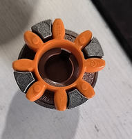 Accouplement élastique allemand authentique ROTEX28 D-48407 Rheine, importé dans son emballage d'origine, fabriqué en aluminium moulé