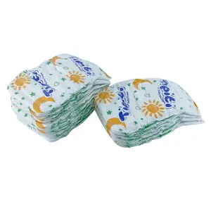 High Quality Colored Disposable Bulk Breathable Cotton Super Absorbent Baby Diaper Nappies