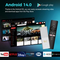 Vente en gros de clés USB IPTV Allwinner H313, appareil de streaming 8K, Internet OTT, USB intelligent, WiFi puissant, Android 14 Premium, Fire TV Stick