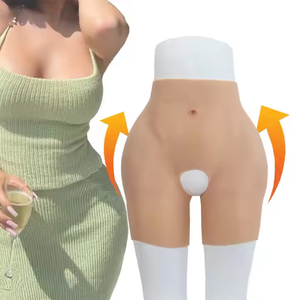 Realistic Cheap Triangle Pants Fake Bums Silicone Buttock for <b>Women</b> Crossdressr Drag Queen Transgender - Product Image 1