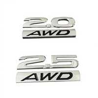 Emblèmes autocollants de qualité Chrome Or VXR GXR 4WD