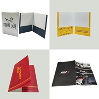 Porte-documents A4 en papier couché style enveloppe avec personnalisation pour insertion de couverture de livre, feuilles mobiles et porte-cartes