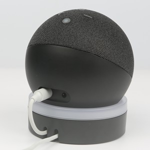 Soporte <span class=keywords><strong>de</strong></span> Escritorio para <span class=keywords><strong>Altavoz</strong></span> <span class=keywords><strong>Inteligente</strong></span> <span class=keywords><strong>Echo</strong></span> <span class=keywords><strong>Dot</strong></span> <span class=keywords><strong>de</strong></span> 4ª/5ª <span class=keywords><strong>Generación</strong></span> con Iluminación LED RGB a Batería y Almacenamiento - Product Image 4