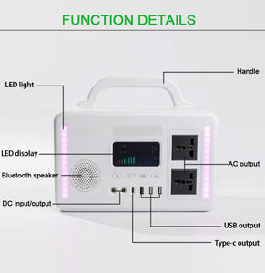 Estación de Energía de 300w con Batería Lifepo4, Onda Sinusoidal Pura, Batería Externa, Estación de Energía Solar - Product Image 4