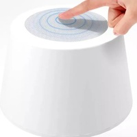 Remote Control lampu meja, pemutar Quran jam Azan cahaya atmosfer Digital portabel pintar