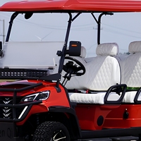 Meilleures ventes : Buggy électrique de tourisme certifié CE, 48V, 5-6 places, poids à vide supérieur à 90 kg, vitesse de 30-50 km/h