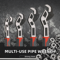 Jeu de 4 pinces à pompe à eau NEWMAN, multi-tailles, en CR-V, autobloquantes, réglables, avec poignée ergonomique